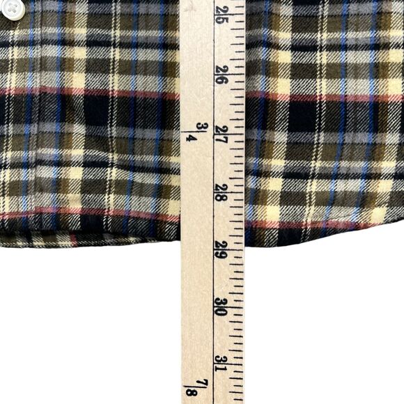 Everlane Flannel Shirt Men M Beech Plaid Brushed Cotton Outdoors Cabin Gorpcore - Picture 8 of 16